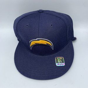 Vintage San Diego Chargers Neck Flap 6 7/8 NFL Reebok Mens Winter Hat Fitted Cap